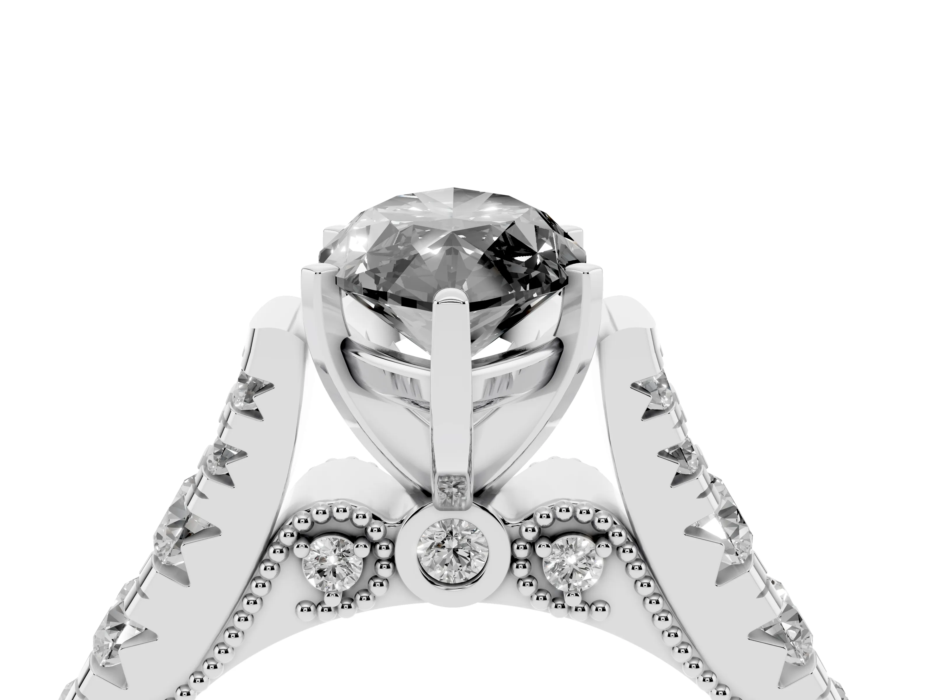 Fancy Black Marquise Cut Diamond Classic Solitaire Ring Set in Silver with Pavé Band and Prong Setting