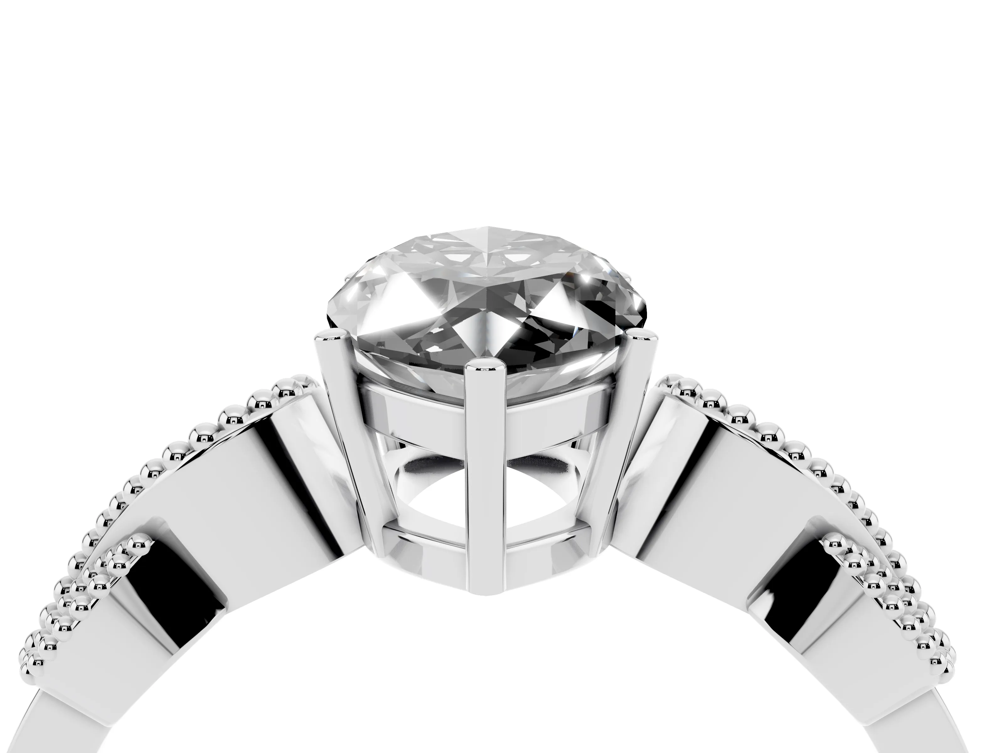Fancy Black Marquise Cut Diamond Milgrain Leaf Band Solitaire Ring Set in Platinum with Accent Stones and Prong Setting