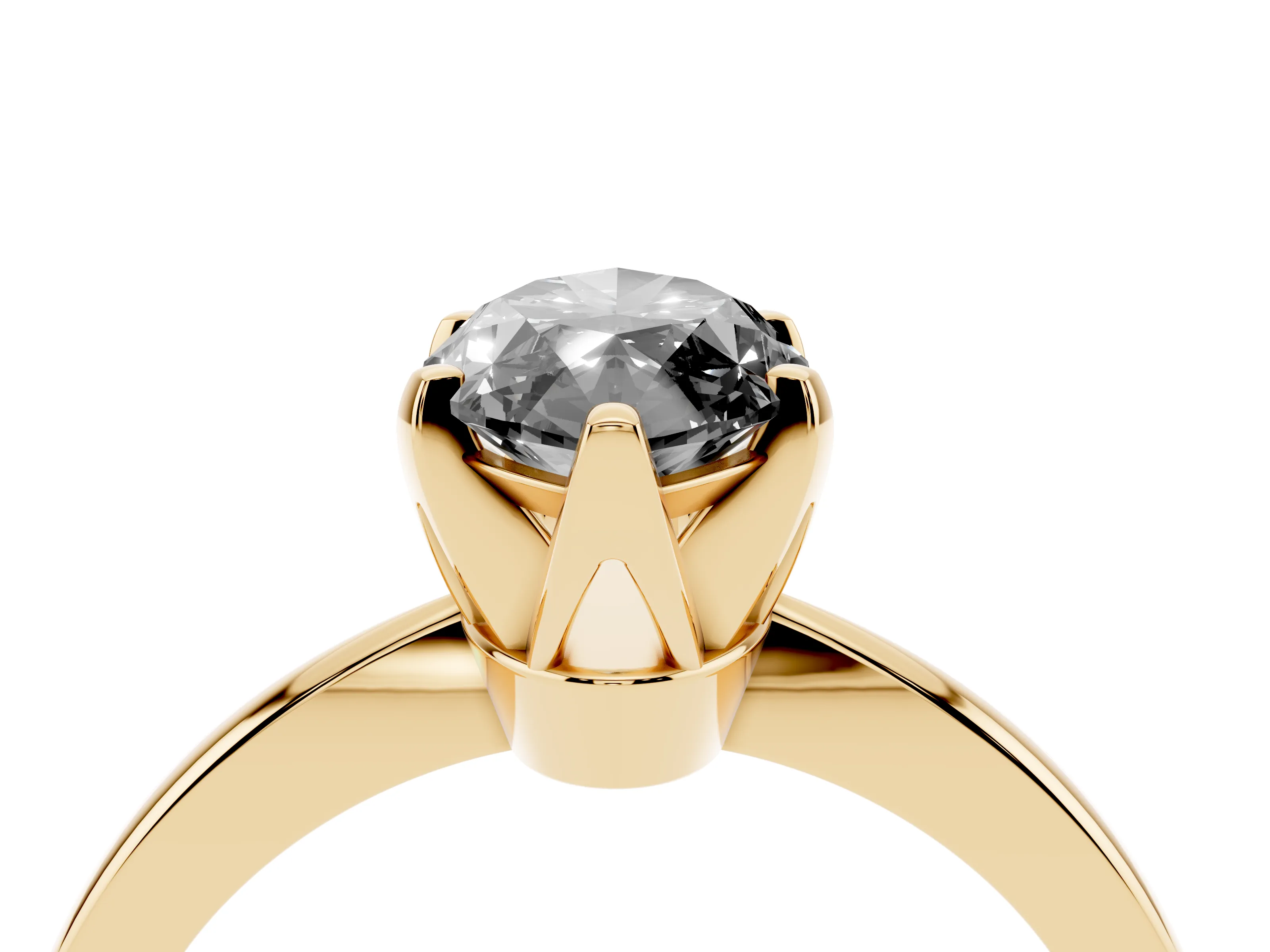 Fancy Black Marquise Cut Diamond Solitaire Engagement Ring Set in Yellow gold with Slim Tapered Solitaire Band